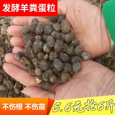 羊粪发酵有机肥 铁皮石斛肥料兰花基肥缓释肥鸡粪肥干羊粪蛋羊屎