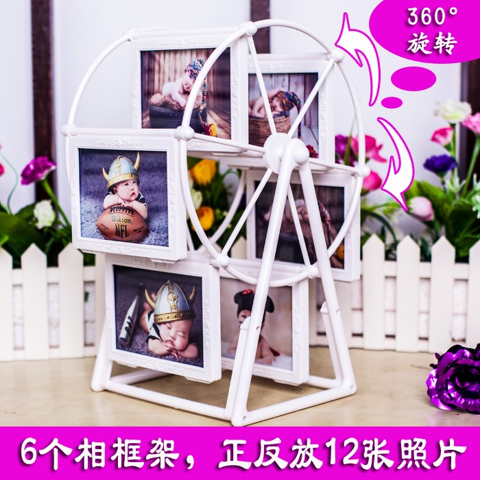 摩天輪相框5寸婚紗寶寶7寸擺台創意相架旋轉風車相冊組合帶洗照片在類目 家居飾品, 相框/畫框中 - 來自Buy2taobao.com提供專業的淘寶代購服務