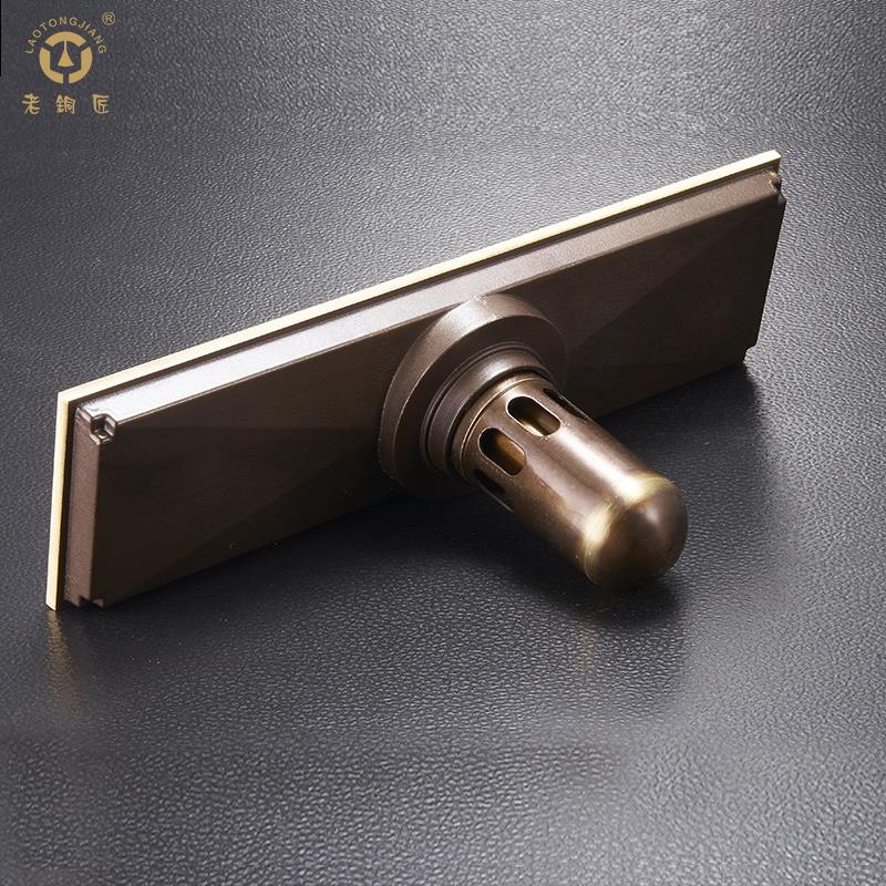Old Bronzer's Floor Leak Deodorant All copper TOILET Shower Room Elongated Water seal Deodorant the floor drain GD20188in the Decoration main material , Toiletries , Floor drain category - from Buy2taobao.com to provide professional Taobao agent buy service
