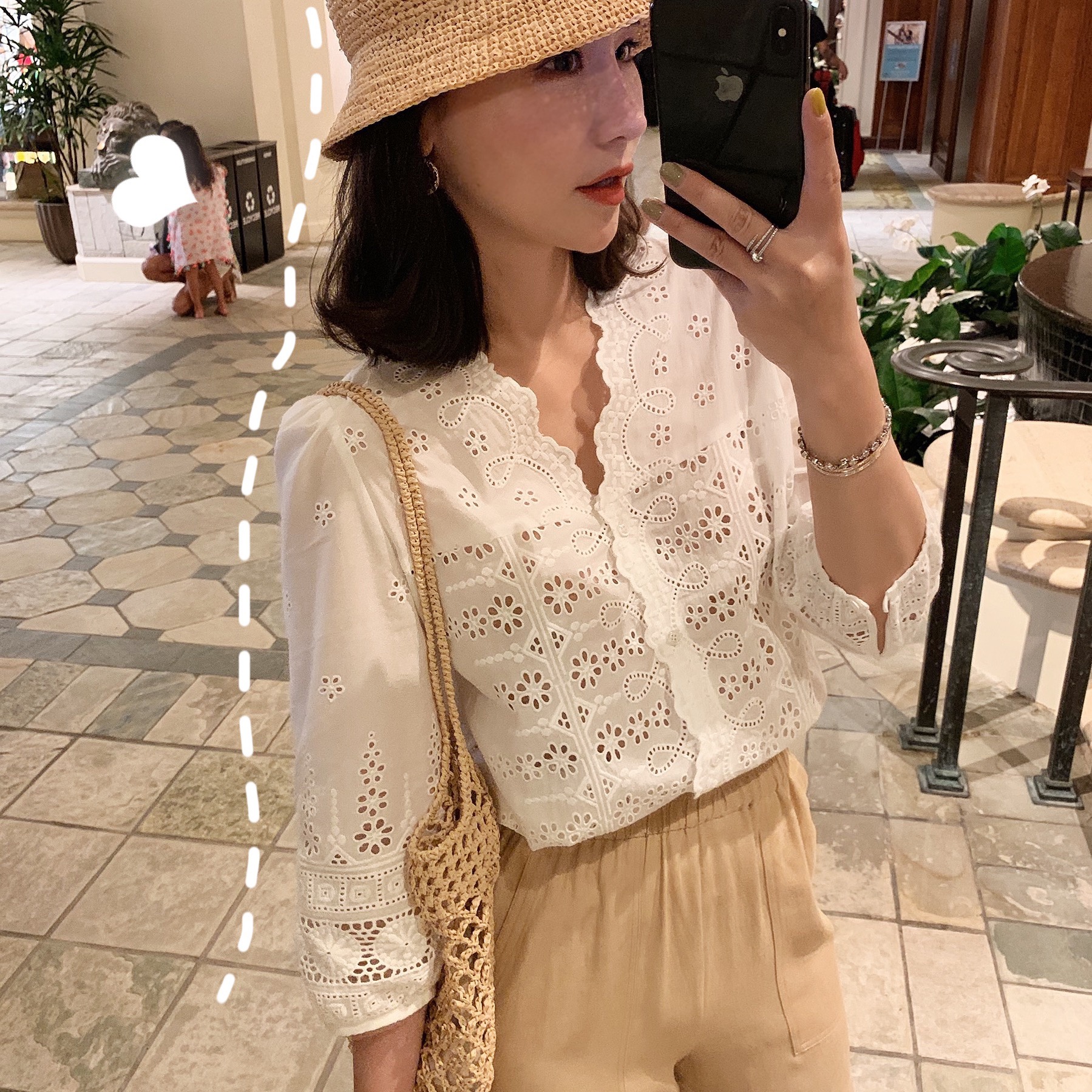 ZOWZOW Choke a small chilli summer New products Gentility Retro Water soluble Embroidery Cardigan Culotte Two piece set suitin the Women's clothing/Boutique , Set/Student uniforms/Work uniforms , Fashion Set category - from Buy2taobao.com to provide professional Taobao agent buy service