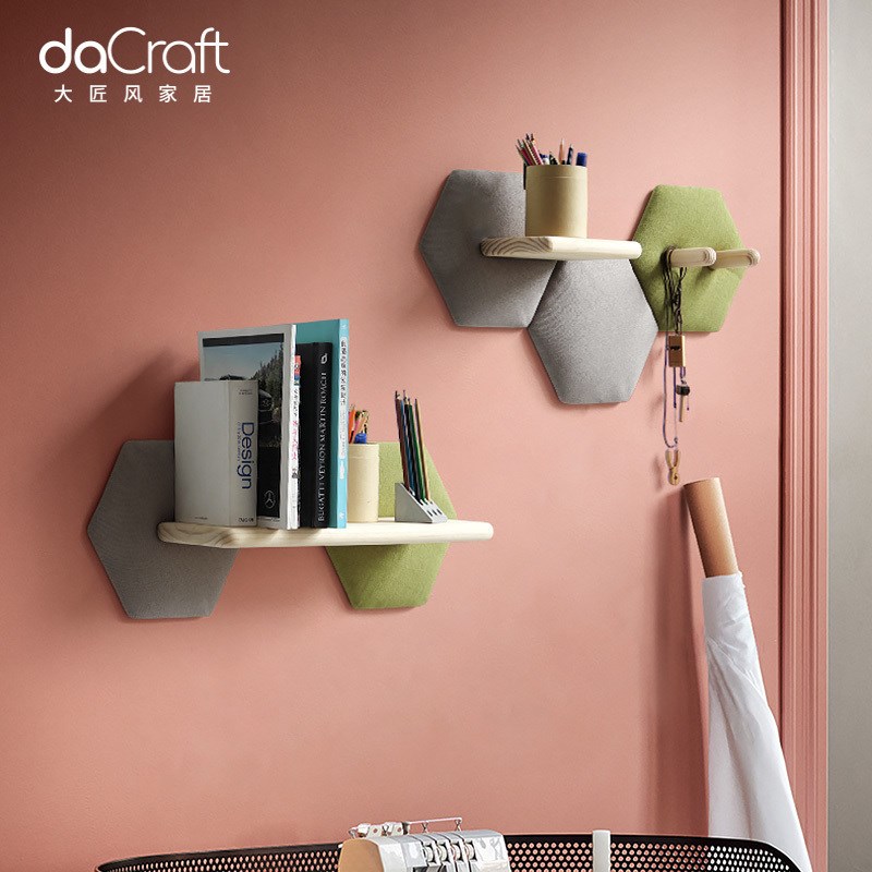Nordic originality wall ornament personality Wall hanging a living room Background wall Storage Six corners sofa Shelfin the Home accessories , Mural category - from Buy2taobao.com to provide professional Taobao agent buy service