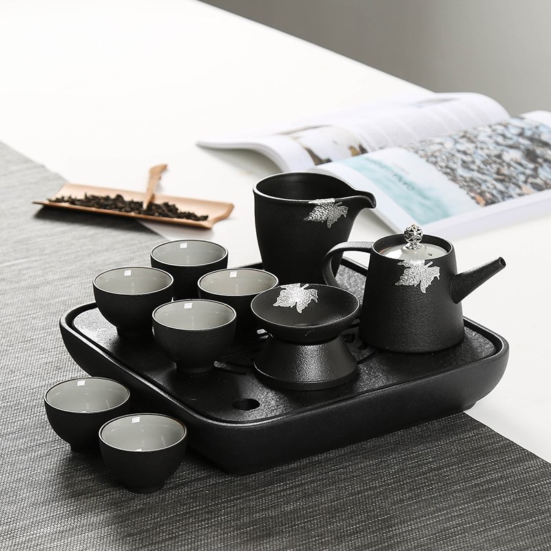 乌金石茶盘茶台家用托盘储水式茶具套装办公室小号陶瓷功夫迷你|ruв категории посуда, чайный сервиз, чайный поднос - от Buy2taobao.com для оказания профессиональной услуги покупки агента Taobao