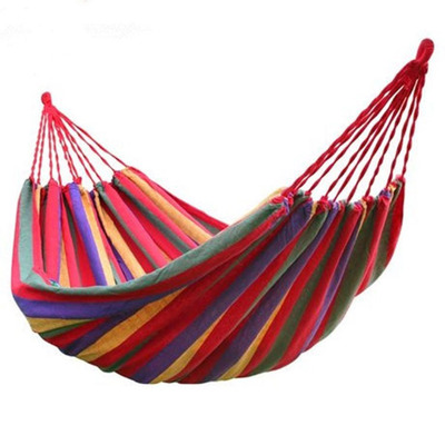 outdoors Canvas hammock Single canvas Color bar A font Hammock Portable Could have Bearing Doublein the Outdoor/Mountaineer/Camping/Travel Goods , Outdoor Furniture , Hammock category - from Buy2taobao.com to provide professional Taobao agent buy service