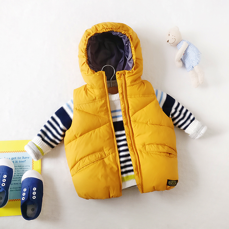 2018 new pattern Autumn and winter baby Vest winter Thick cotton coat baby Children Korean Edition Cotton clip waistcoatin the Children/Baby/Family fitted , Vest category - from Buy2taobao.com to provide professional Taobao agent buy service