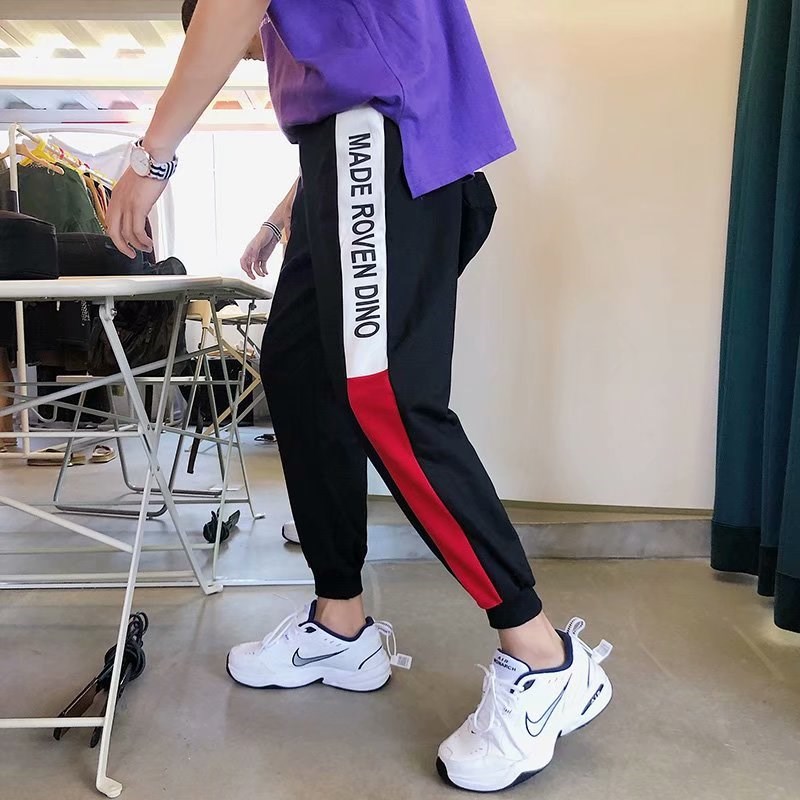 summer Necking Small trousers Elastic Ninth pants Schoolboy Close feet Ankle banded pants Tight fitting leisure time Haren pantsin the Men's clothing, Casual pants category - from Buy2taobao.com to provide professional Taobao agent buy service