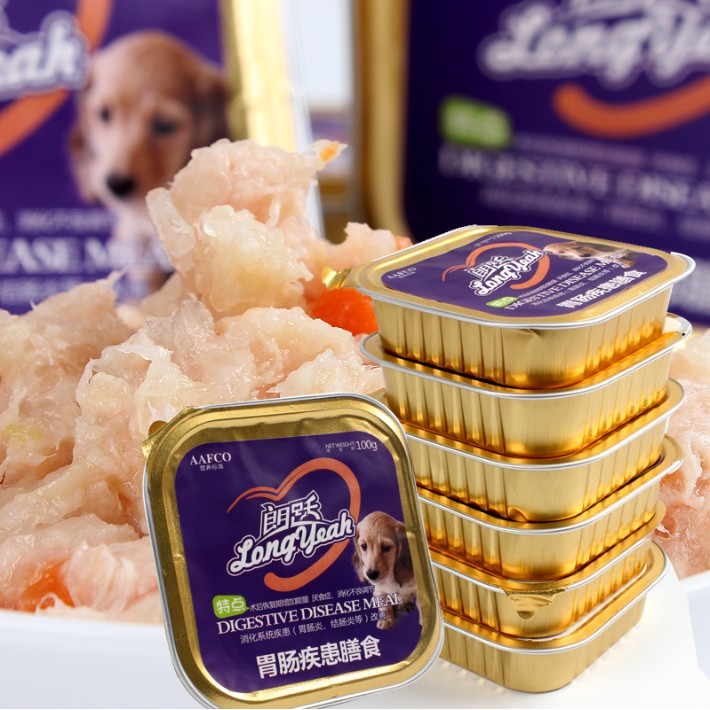 朗躍狗罐頭腸胃疾患膳食濕糧100g*6罐 成犬幼犬腸道處方濕糧包郵在類目 寵物/寵物食品及用品, 狗零食中 - 來自Buy2taobao.com提供專業的淘寶代購服務