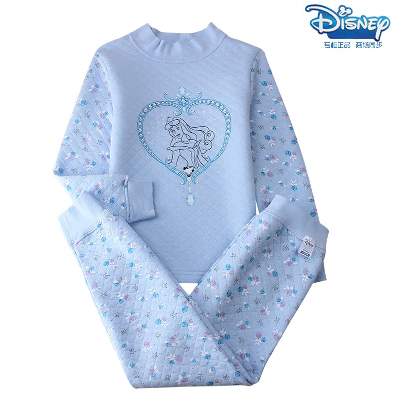 2018 special counter Disney girl modal thickening Half a Long sleeve Underwear suit 2D048in the Children/Baby/Family fitted , Children's Underwear , Underwear Set category - from Buy2taobao.com to provide professional Taobao agent buy service