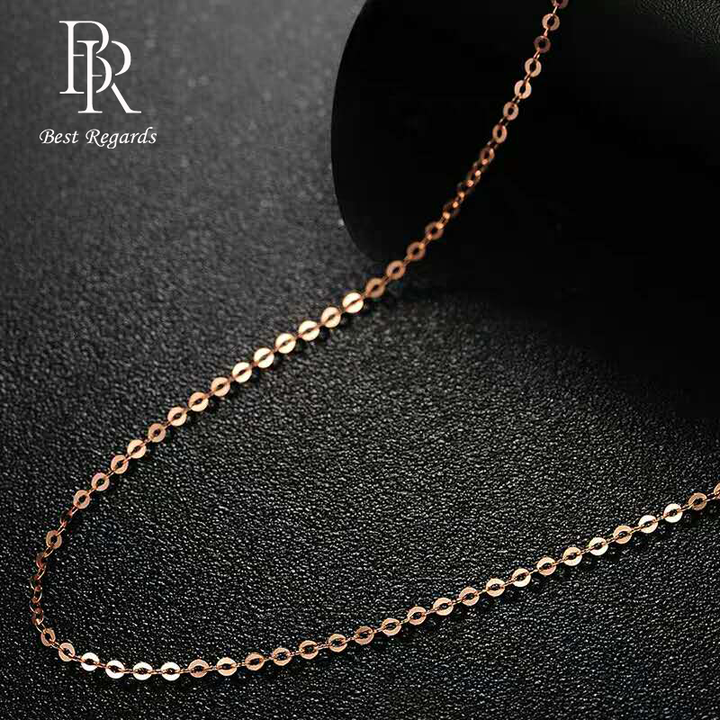 quality goods 18K Rose gold necklace O word chain Clavicle chain Female modelsin the Accessories/Fashion Jewelry, Other Jewelry category - from Buy2taobao.com to provide professional Taobao agent buy service