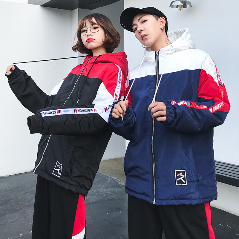 winter coat Cotton Korean Edition Easy men and women student Class clothes cotton-padded clothes 2018 Hooded cotton-padded jacket Bread wear Couples dressin the Women's clothing/Boutique , Cotton/Padded category - from Buy2taobao.com to provide professional Taobao agent buy service
