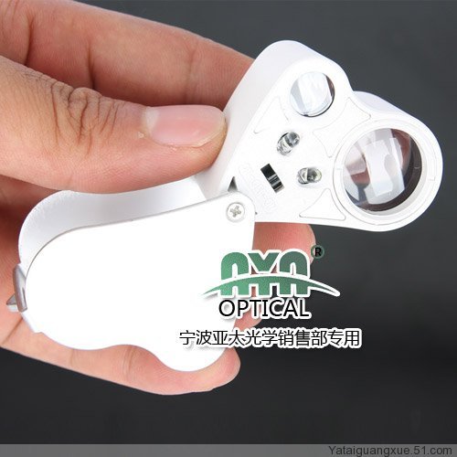 折叠式30X60两个倍数双胞胎珠宝鉴定放大镜 带LED灯高倍放大镜在类目 电子词典/电纸书/文化用品, 绘图测量用品, 放大镜中 - 来自Buy2taobao.com提供专业的淘宝代购服务