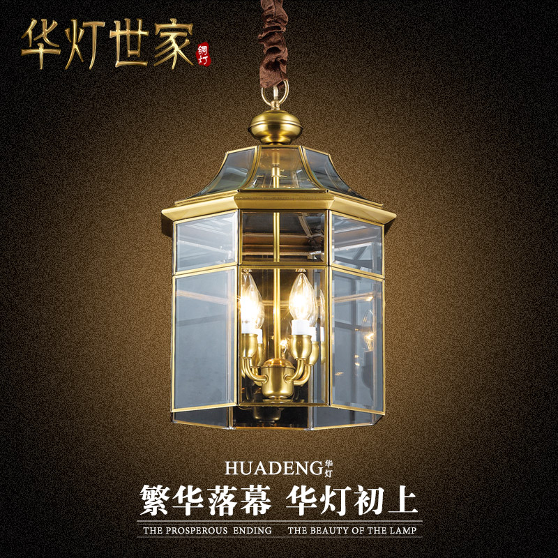 The lights. European style Simplicity All copper a chandelier Corridor Aisle a chandelier American style rural Balcony Lamp Restaurant lightsin the Decoration main material , Lamps , Chandelier category - from Buy2taobao.com to provide professional Taobao agent buy service
