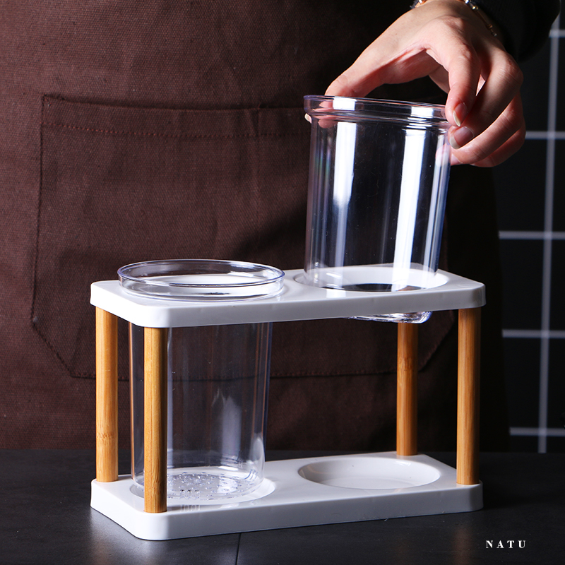 筷子筒家用沥水筷子笼塑料双筷筒创意防霉沥水筷子架餐具收纳盒在类目 餐饮具, 餐具, 餐具笼/架中 - 来自Buy2taobao.com提供专业的淘宝代购服务