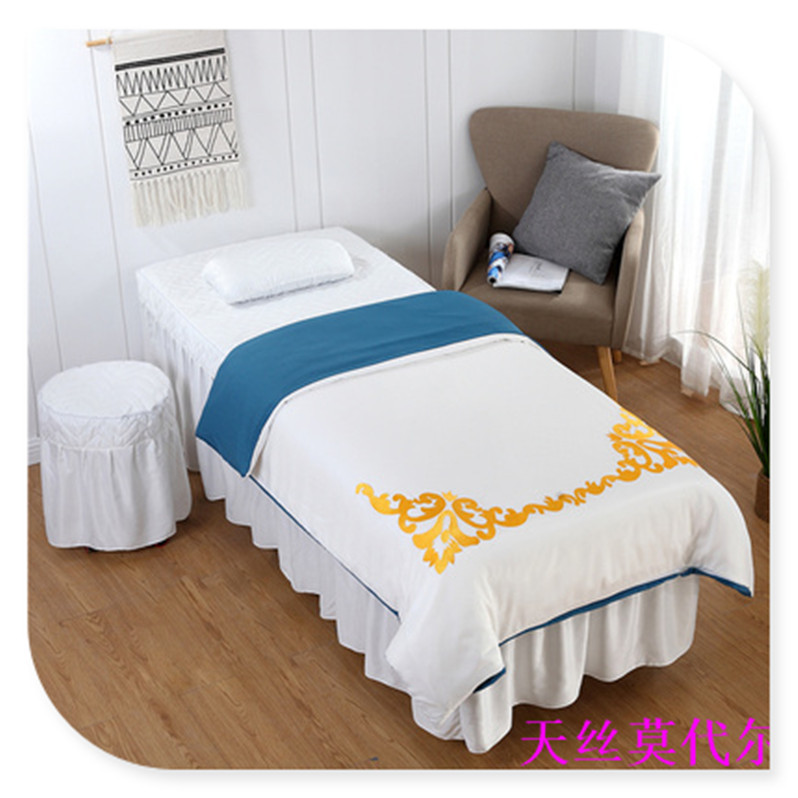 cosmetology Bedspread Four piece suit Tencel Nordic Beauty Eyelashes massage massage singleton Simple 4 Bedspreadin the Bedclothes , Bedspread category - from Buy2taobao.com to provide professional Taobao agent buy service