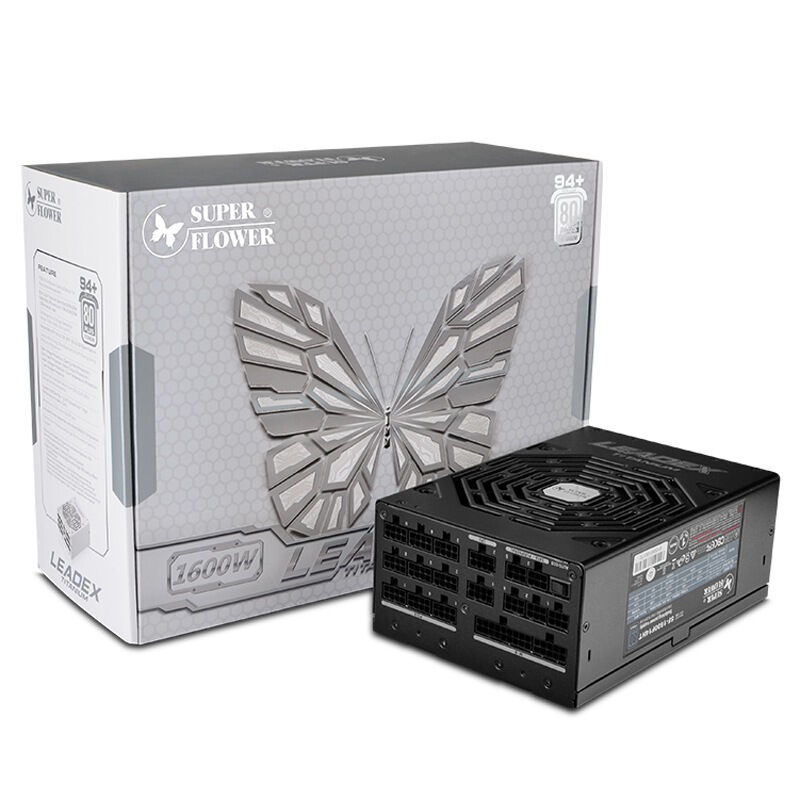 振华 额定 leadex t 1600w 电源(80plus钛金/全模组/主动式)