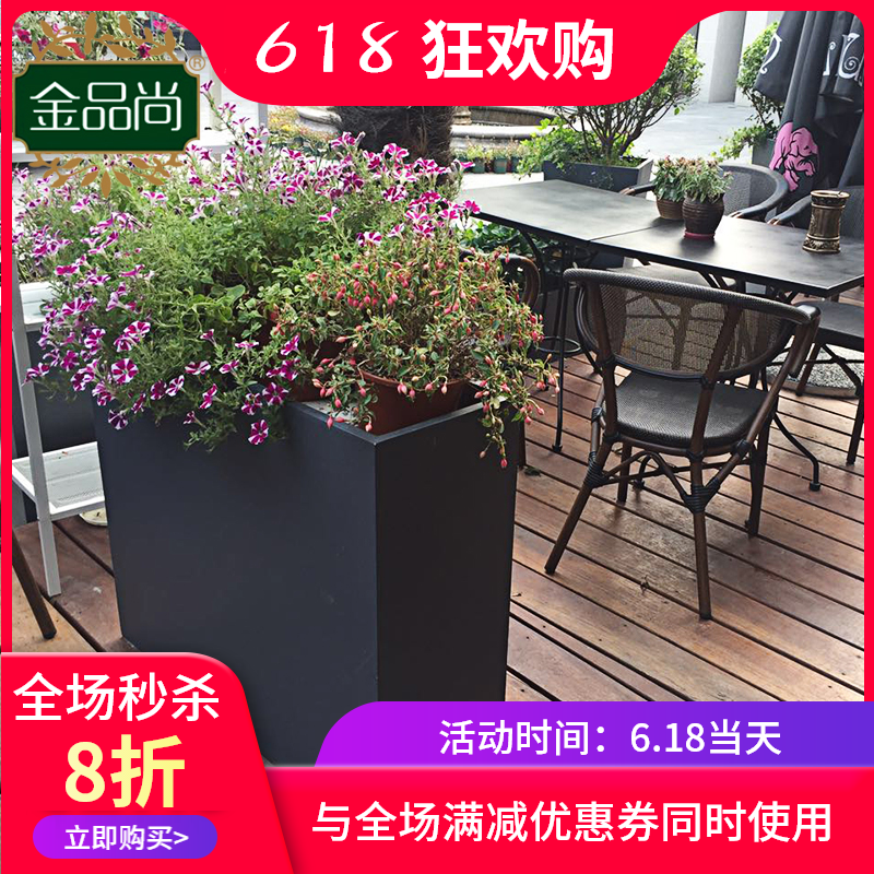 50CM长玻璃钢花盆园林绿化设计户外酒店装饰摆件树脂花箱62600ABC|ruв категории Домашний быт, ваза/цветок/искусственные цветы/моделирование украшения, цветок/ваза, горшок - от Buy2taobao.com для оказания профессиональной услуги покупки агента Taobao