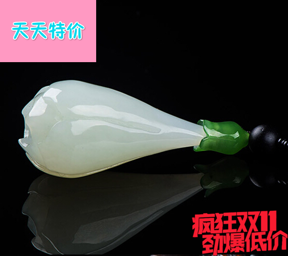 New products Green jade Flowing water rose Jewelry Jasper Magnolia exquisite technology Qiaodiao Choker Wadain the Jewelry/Diamond/Jade/Gold , And nephrite , Choker category - from Buy2taobao.com to provide professional Taobao agent buy service