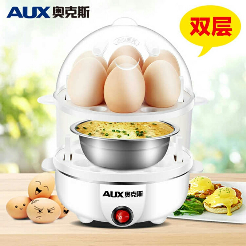 AUX奥克斯AUX-108B煮蛋器蒸蛋器水干断电防干烧单层双层正品保证|ruв категории кухонные приборы, браконьер/яйцо пароход - от Buy2taobao.com для оказания профессиональной услуги покупки агента Taobao