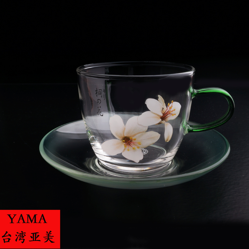YAMA Ami Taiwan Glass Blossom Heat teacup Flower cup Office household tea set YA168Gin the Tableware , Tea set , Teapot category - from Buy2taobao.com to provide professional Taobao agent buy service