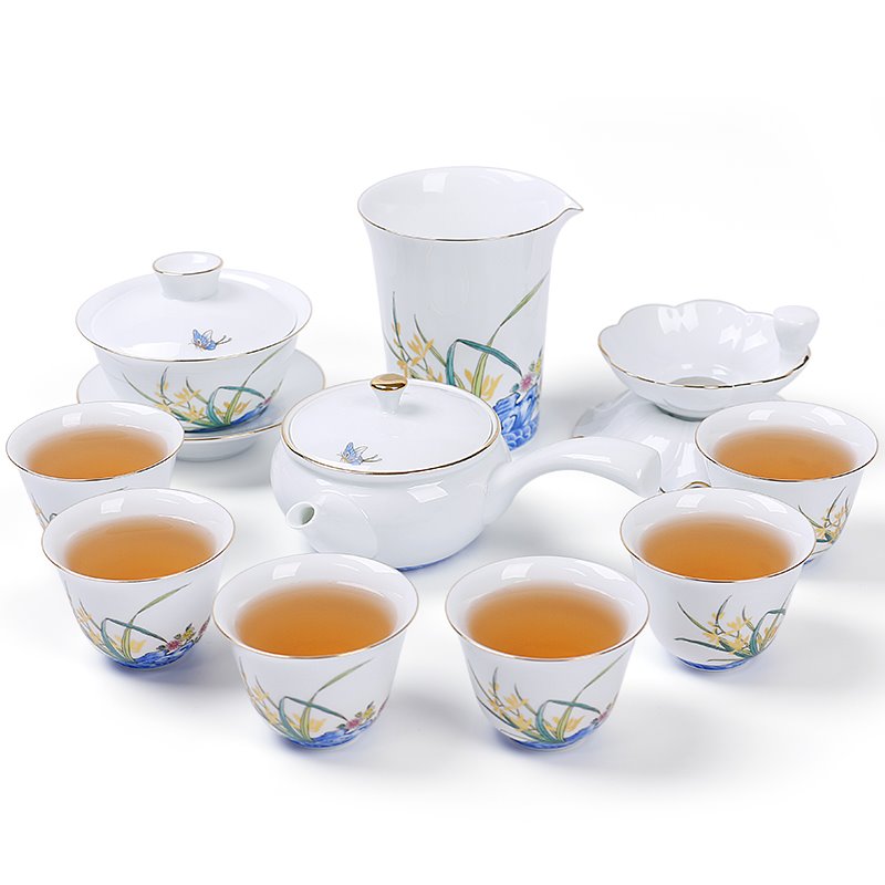 德化白瓷茶具套装 家用陶瓷整套功夫茶具茶道茶壶礼盒装在类目 餐饮具, 茶具, 功夫茶具中 - 来自Buy2taobao.com提供专业的淘宝代购服务