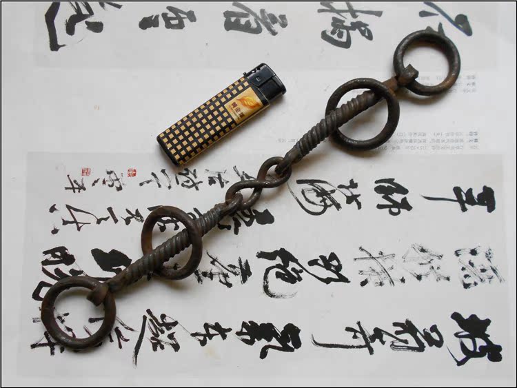Old iron chain Tea Iron pot Hooks Folk custom Reminiscence Collection Showcase Home Furnishing decorate Old objectsin the Basic building materials , Home Hardware , Rope/Chain/Hook , Hoop chain category - from Buy2taobao.com to provide professional Taobao agent buy service