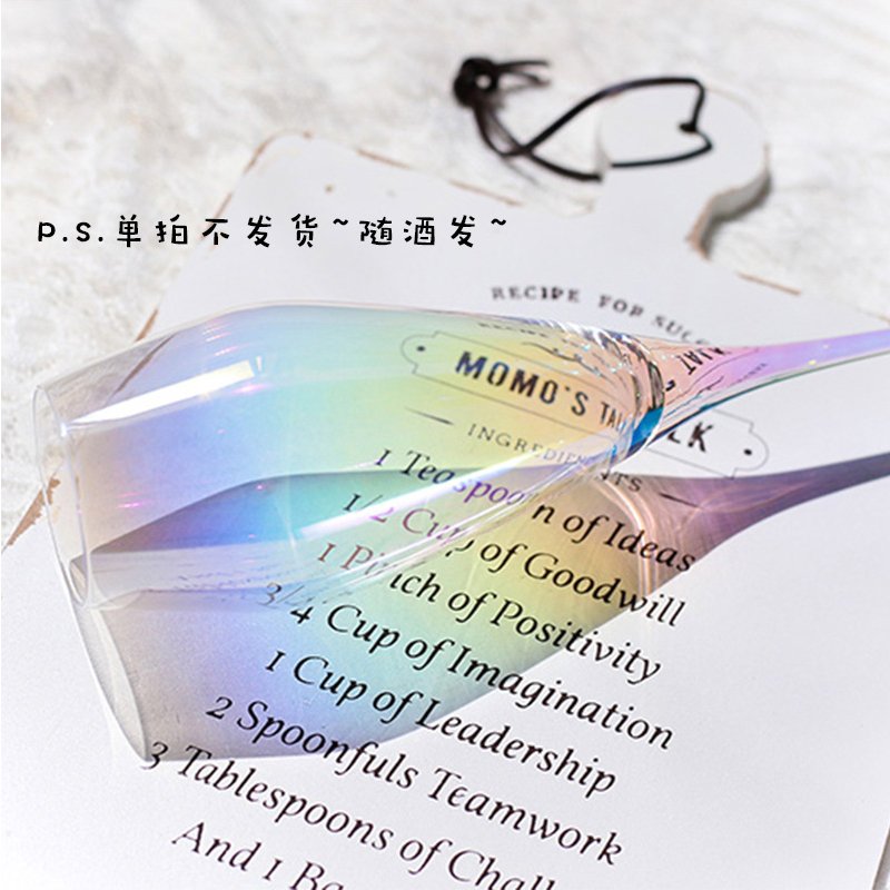 #炸裂好看#七彩无铅水晶红酒杯 彩虹高脚杯单拍不发|ruв категории посуда, до дна/бокал/вино, бокал - от Buy2taobao.com для оказания профессиональной услуги покупки агента Taobao