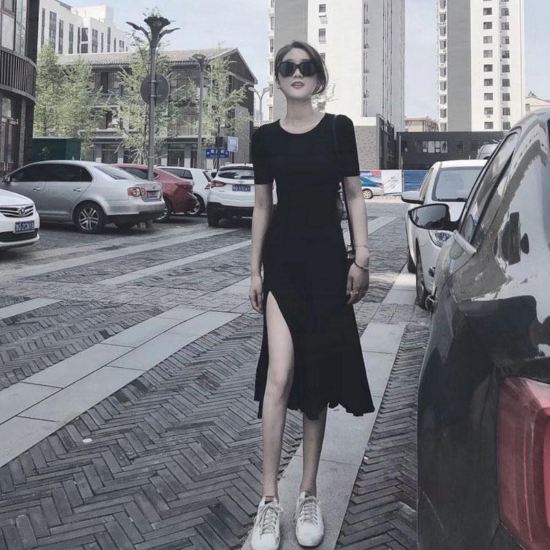 欧洲站2019新款女装法式侧开叉连衣裙山本风妞l妞精品轻奢女装在类目 个性定制/设计服务/DIY, 服饰箱包定制, 服装定制, 工作服/校服/商务服定制中 - 来自Buy2taobao.com提供专业的淘宝代购服务
