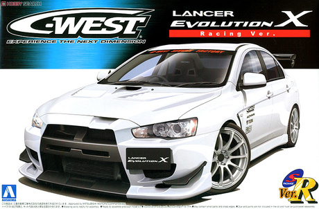 【车魔殿】1\/24 青岛社 车模 C-WEST EVO X赛