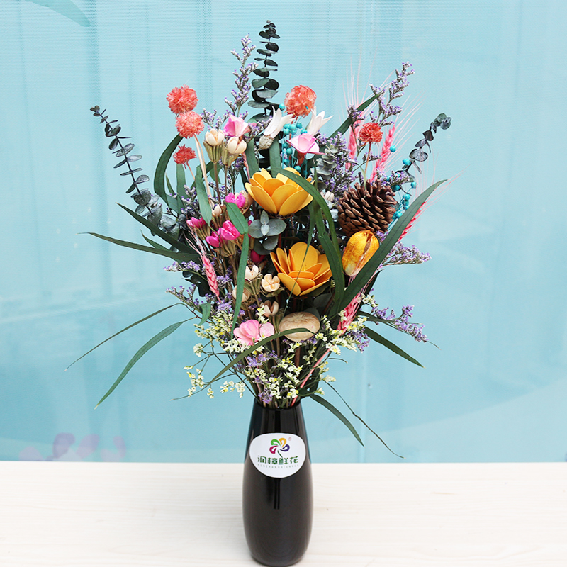 润樟鲜花风干花束北欧风装饰真花干花组合欧式简约小清新客厅办公|ruв категории доставка цветов/цветок моделирования/растения садоводства, вечную жизнь цветы/сушеные цветы, сушеные цветы - от Buy2taobao.com для оказания профессиональной услуги покупки агента Taobao