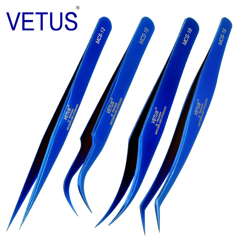 VETUS MCS炫彩系列美妆镊子4件套装302不锈钢 美睫金羽夹 海豚夹在类目 五金/工具, 手动工具, 夹持类工具, 其它夹持类工具中 - 来自Buy2taobao.com提供专业的淘宝代购服务