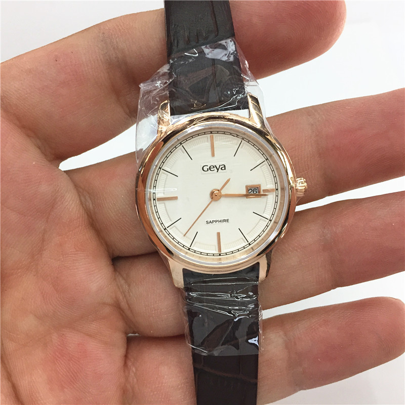 Geya 格雅表 牛皮 日历 石英手表 女表 G06211LHW 正品 6211在类目 手表, 腕表中 - 来自Buy2taobao.com提供专业的淘宝代购服务