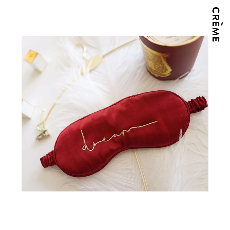 Creme New Series gules Embroidery Eye mask Double-sided silk comfortable shading Sleep gogglesin the Home Daily , Protective Equipment , Goggles category - from Buy2taobao.com to provide professional Taobao agent buy service