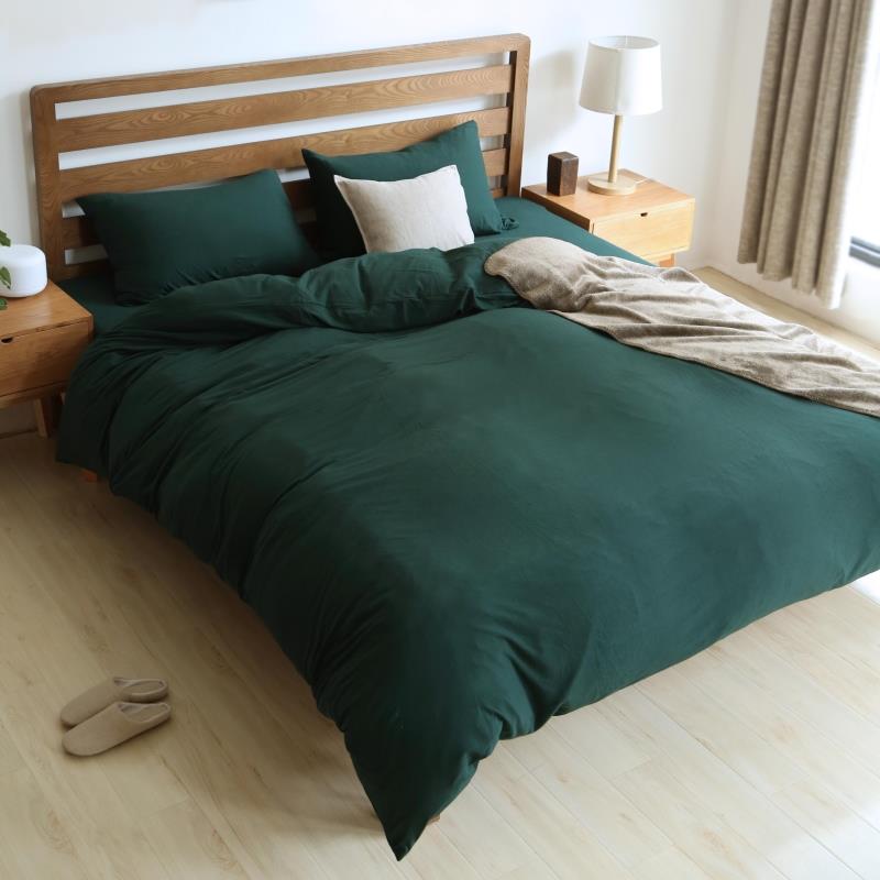 Naked Tianzhu cotton Solid Cotton Four piece suit Knitted Cotton pure cotton Quilt cover Simplicity Bed cover sheet The bed Suppliesin the Bedclothes , Bedding Sets/Family of four/Multiple sets of category - from Buy2taobao.com to provide professional Taobao agent buy service