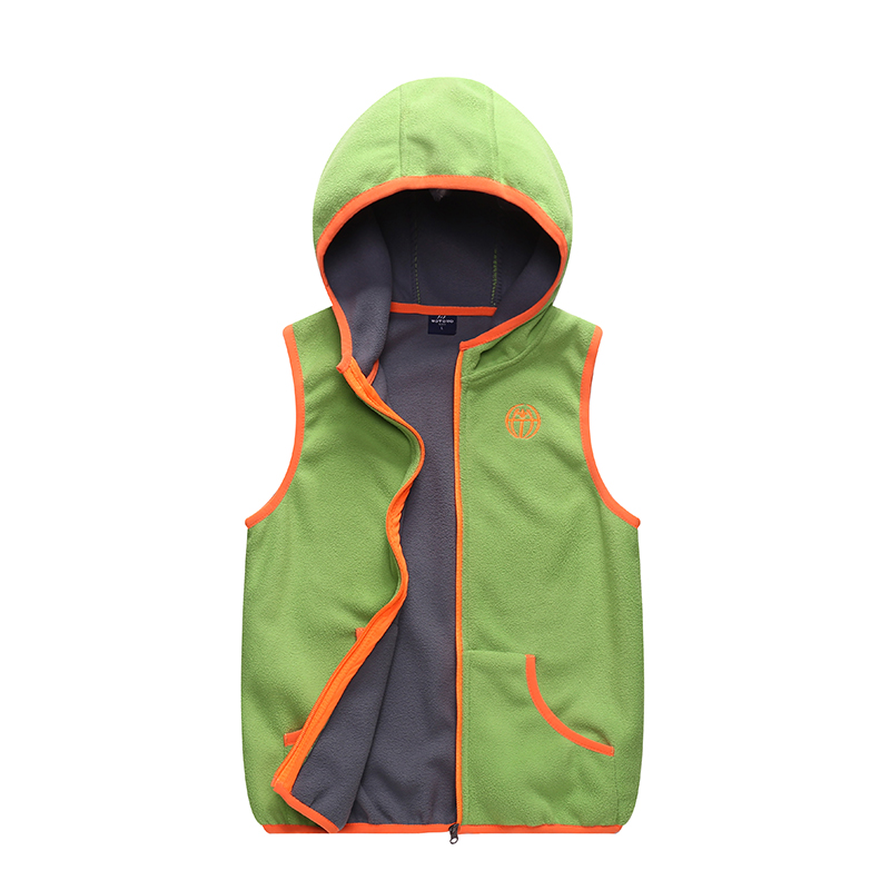 Children's clothing Vest Exorcism spring and autumn Thin section Boy Fleece children girl CUHK Solid zipper Cardigan jacketin the Children/Baby/Family fitted , Vest category - from Buy2taobao.com to provide professional Taobao agent buy service