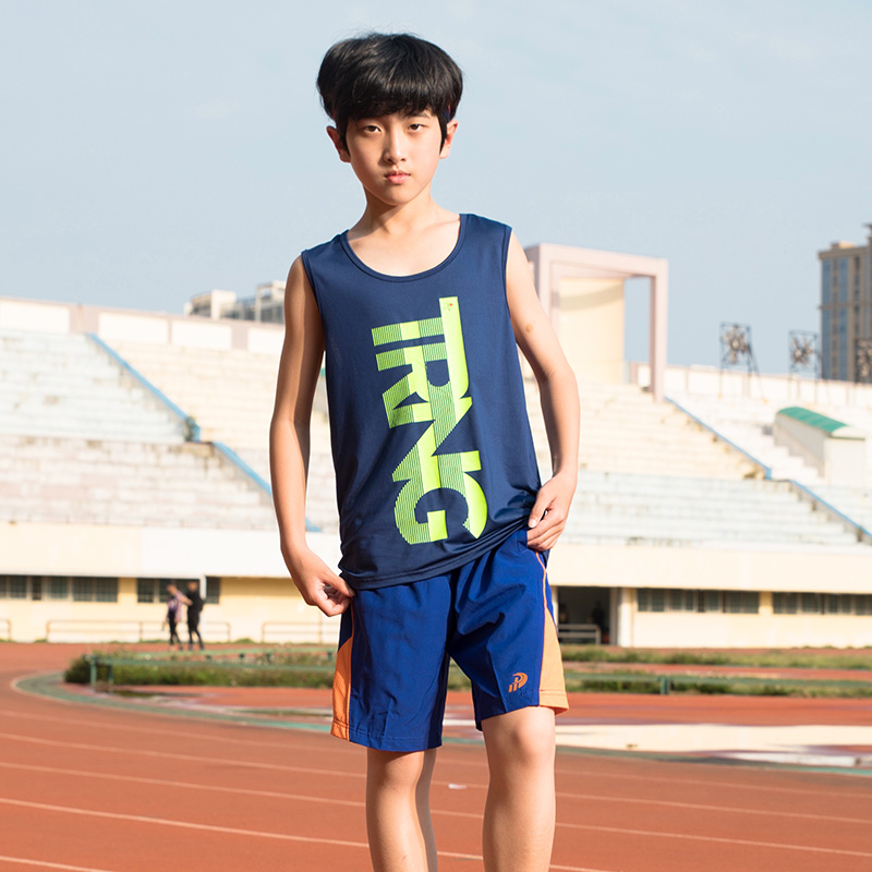 男童背心夏季户外运动工字无袖上衣中大童儿童篮球服速干衣训练服在类目 童装/婴儿装/亲子装, 背心吊带中 - 来自Buy2taobao.com提供专业的淘宝代购服务