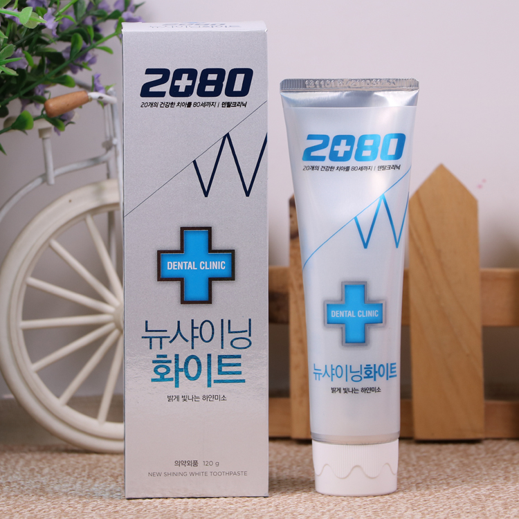 韩国进口2080亮白牙膏 口气清新 清洁牙齿 去牙渍 保护牙龈 120ml在类目 洗护清洁剂/卫生巾/纸/香薰, 洗发沐浴/个人清洁, 口腔护理, 牙膏中 - 来自Buy2taobao.com提供专业的淘宝代购服务