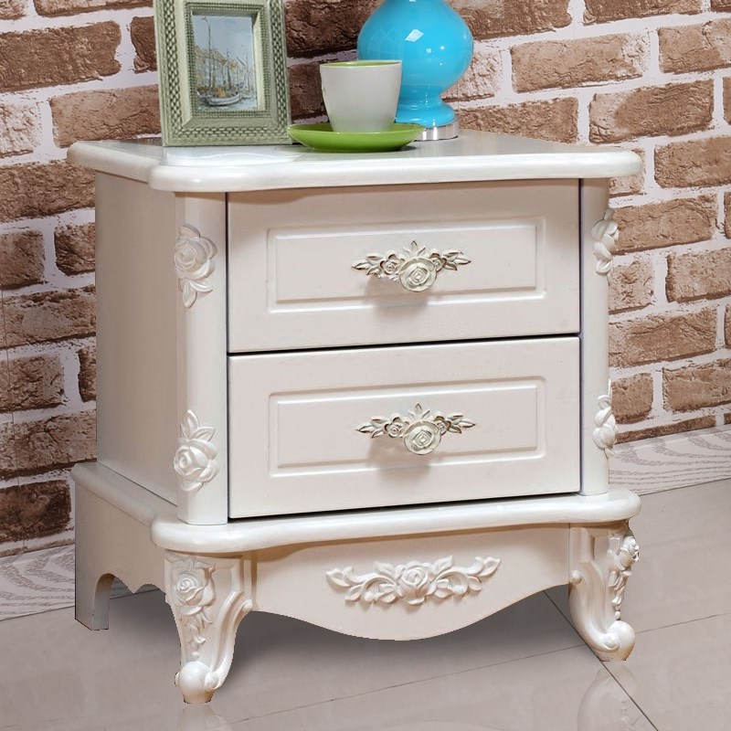 European style bedside cupboard white Korean bedroom woodiness bedside cupboard Paint Storagein the Residential furniture , Cabinet , Bedside cabinet category - from Buy2taobao.com to provide professional Taobao agent buy service