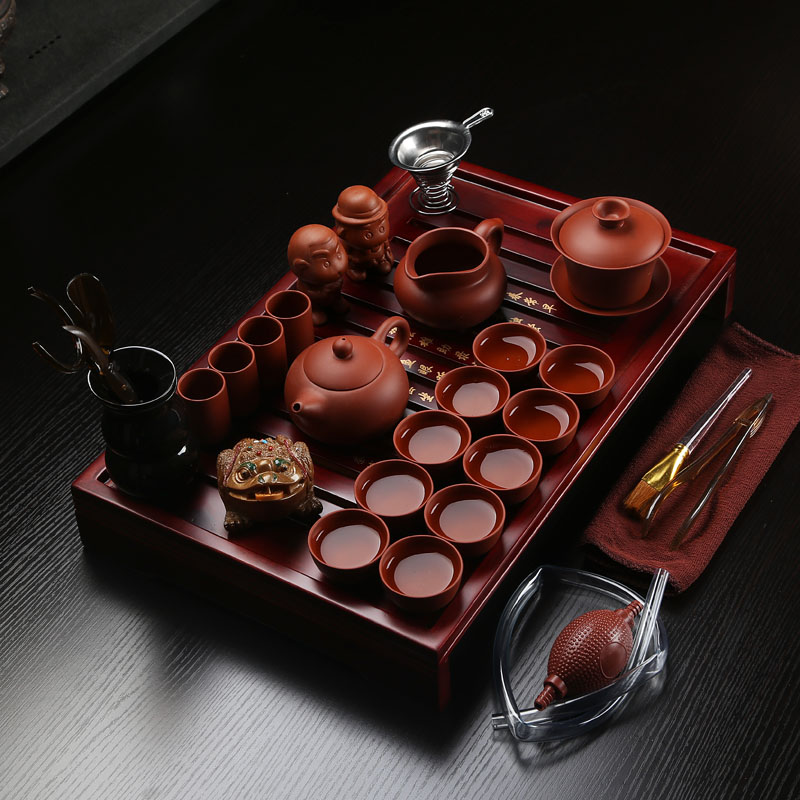 suit Special Offer Yixing ceramics Tea ceremony Gentleman a complete set Kung Fu Tea Wood tray Home full set combinationin the Tableware , Tea set , Kung Fu Tea category - from Buy2taobao.com to provide professional Taobao agent buy service