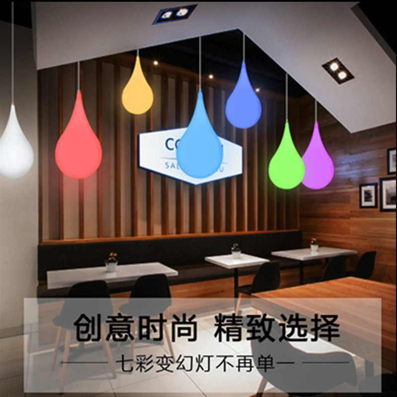 新款暢銷led創意臥室吸頂燈led發光水滴形吊燈會所莊園裝飾景觀燈在類目 家裝主材, 燈具燈飾, 吊燈中 - 來自Buy2taobao.com提供專業的淘寶代購服務