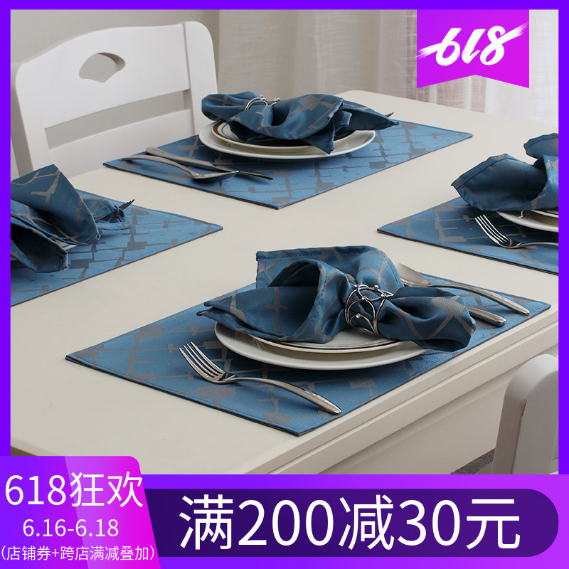 Northern Europe Simplicity Fabric art Mat Insulation pad rectangle washing household Western Dishes Heat Chinese style Table matin the Home Fabric , Table cloth , Placemats category - from Buy2taobao.com to provide professional Taobao agent buy service