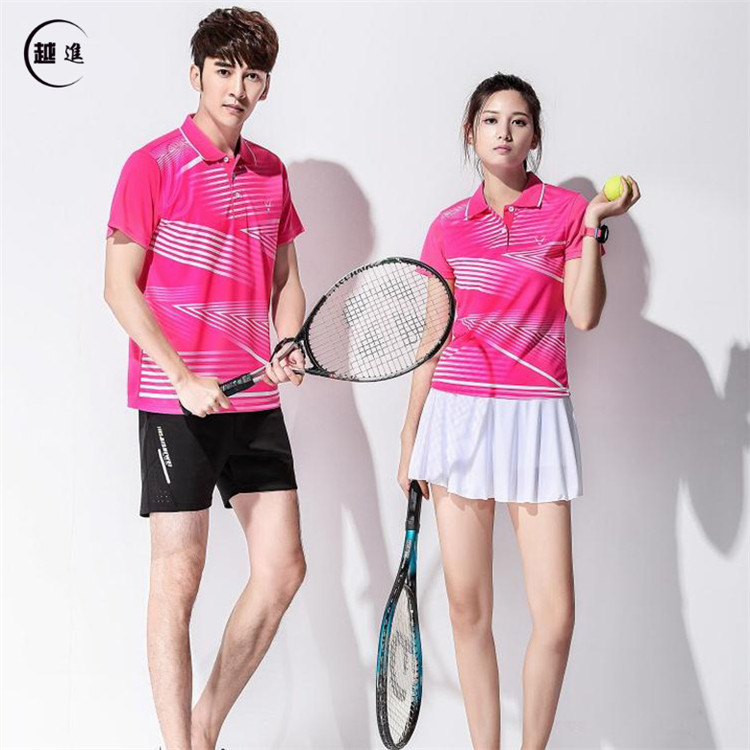 Quick drying Lapel Badminton clothing suit men and women Summer fund Athletic Wear Short sleeved Perspiration Quick-drying ventilation Ping Pongin the Sports/Yoga/Fitness/Fans supplies , Badminton , Badminton clothing category - from Buy2taobao.com to provide professional Taobao agent buy service