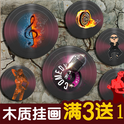 复古黑胶唱片装饰创意挂件卧室烧烤店墙酒吧咖啡厅餐饮店KTV墙饰