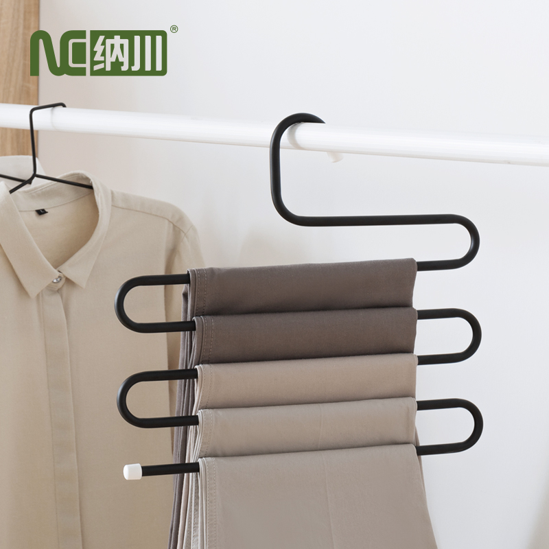Nachuan multi-function trousers Storage rack multi-storey Trouser stand Bold thickening Metal shape Trouser clip Upgraded versionin the Storage consolidation , Wash clothing/Sun/Care Products , Pants rack category - from Buy2taobao.com to provide professional Taobao agent buy service