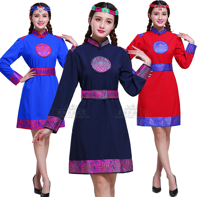 high-grade Spring and summer Mongolia clothing lady Ethnic style Dress Mongolian gowns Long Mongolian daily lifein the Women's clothing/Boutique , Costume/National costume/Stage costumes , National costume/Costumes category - from Buy2taobao.com to provide professional Taobao agent buy service