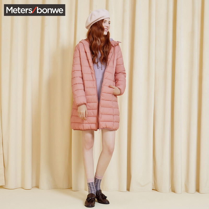 Metersbonwe Women's wear Winter clothes new pattern Official quality goods Cotton Korean Edition chic coat Hooded Mid length version cotton-padded clothesin the Women's clothing/Boutique , Cotton/Padded category - from Buy2taobao.com to provide professional Taobao agent buy service