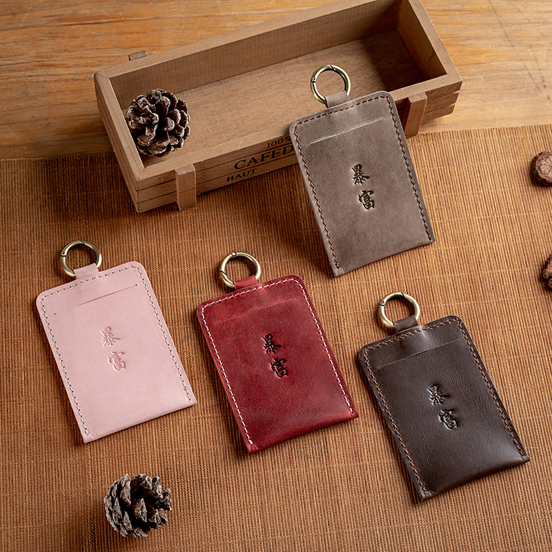 manual genuine leather Bus card sleeve Schoolboy cowhide One card solution Metro Card Access control girl student Meal card smart coverin the Leather/Lady bags/Men's bag, Card sets category - from Buy2taobao.com to provide professional Taobao agent buy service