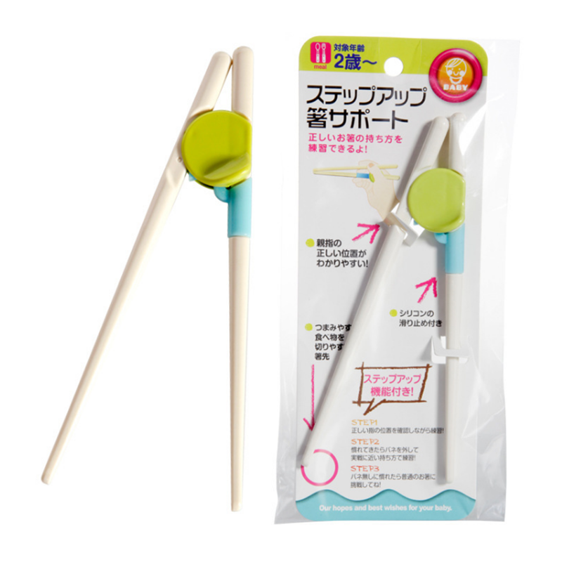出口日本單兒童學習筷嬰兒寶寶鍛煉筷吃飯早教輔助筷子可愛練習筷在類目 尿片/洗護/餵哺/推車牀, 水杯/餐具/研磨/附件, 兒童餐具中 - 來自Buy2taobao.com提供專業的淘寶代購服務