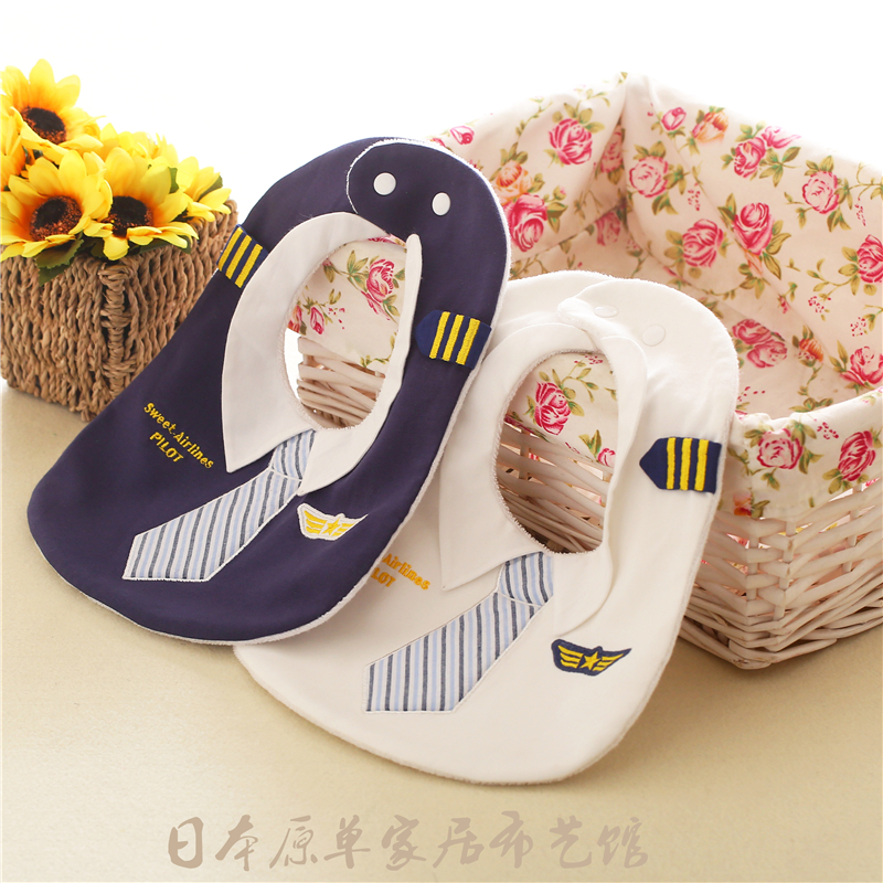 solar system lovely handsome Pilot pure cotton Embroidery children Bib adjust baby Collar Saliva towel giftin the Diapers/Care/Feeding/Push lathe , Cups/Tableware/Grind/Attachment , Bibs/Suction Hanjin/Rice pocket/Towel , Small bib category - from Buy2taobao.com to provide professional Taobao agent buy service