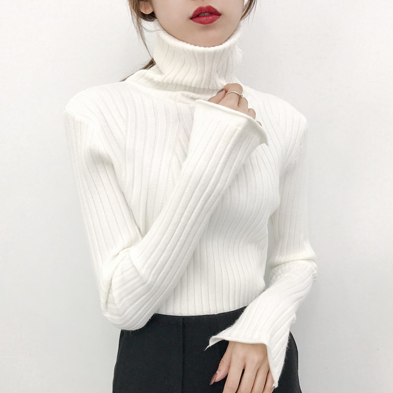 高领毛衣女士针织衫春装2019新款内搭短款上衣秋冬修身紧身打底衫|ruв категории Женская одежда, свитер - от Buy2taobao.com для оказания профессиональной услуги покупки агента Taobao