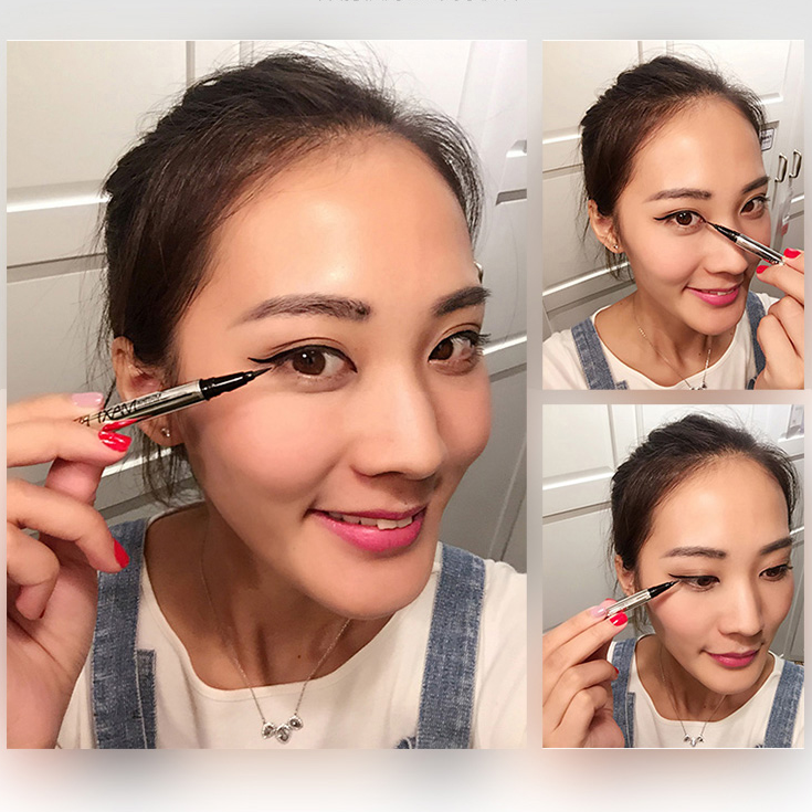 Thailand mistine Quick drying Silver Red Fine eyeliner Thick waterproof beginner Lasting Haloin the Makeup/Perfume/Beauty tools , Eyeliner category - from Buy2taobao.com to provide professional Taobao agent buy service