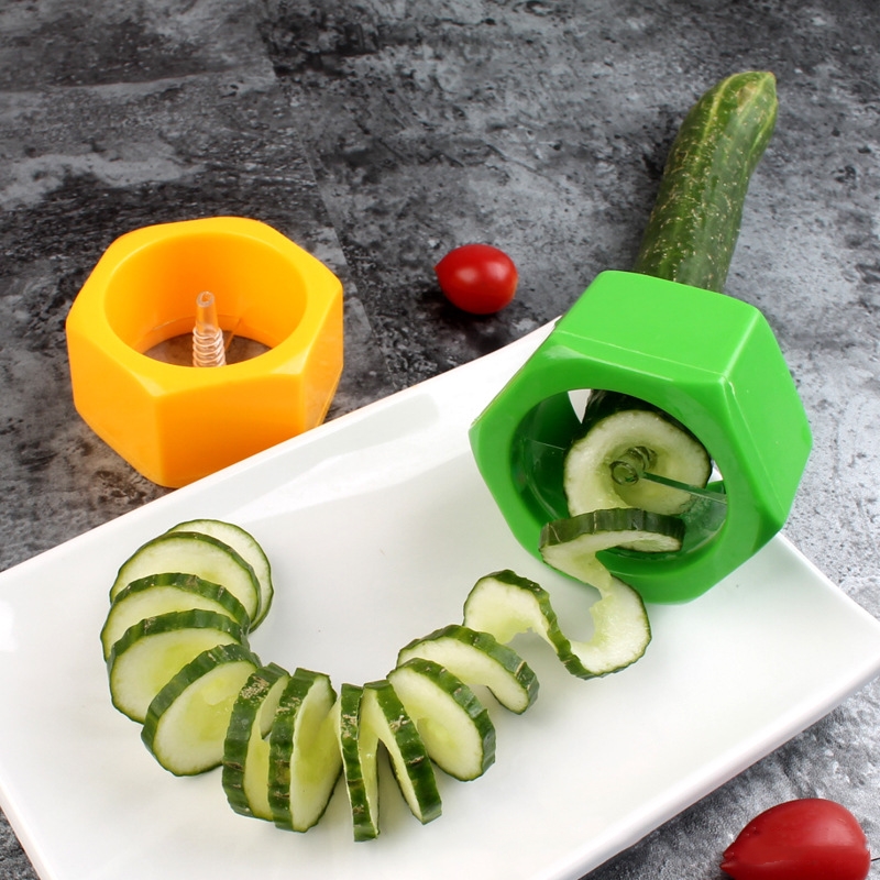 Spiral cucumber Slicers Cold dish decorate multi-function Slicer kitchen Artifact cucumber Spring Artifactin the Kitchen/Cooking utensils , Kitchen Gadgets/Kitchen storage , Multifunctional shredder category - from Buy2taobao.com to provide professional Taobao agent buy service